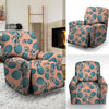 Hawaiian Neon Pineapple Print Recliner Cover-grizzshop