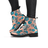 Hawaiian Neon Pineapple Print Women's Boots-grizzshop