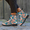 Hawaiian Neon Pineapple Print Women's Boots-grizzshop