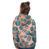 Hawaiian Neon Pineapple Print Women's Hoodie-grizzshop