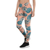 Hawaiian Neon Pineapple Print Women's Leggings-grizzshop