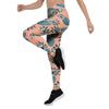 Hawaiian Neon Pineapple Print Women's Leggings-grizzshop