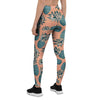 Hawaiian Neon Pineapple Print Women's Leggings-grizzshop