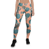 Hawaiian Neon Pineapple Print Women's Leggings-grizzshop