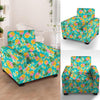 Hawaiian Pineapple Print Armchair Cover-grizzshop