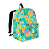 Hawaiian Pineapple Print Backpack-grizzshop