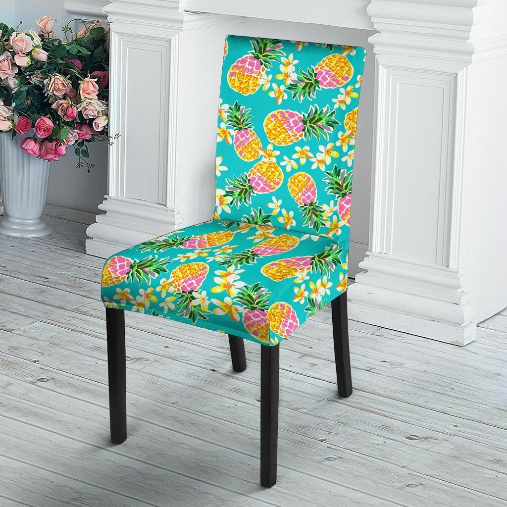 Hawaiian Pineapple Print Chair Cover-grizzshop