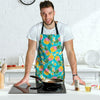 Hawaiian Pineapple Print Men's Apron-grizzshop