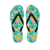 Hawaiian Pineapple Print Men's Flip Flops-grizzshop