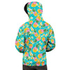 Hawaiian Pineapple Print Men's Hoodie-grizzshop