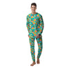 Hawaiian Pineapple Print Men's Pajamas-grizzshop