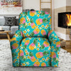 Hawaiian Pineapple Print Recliner Cover-grizzshop