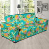 Hawaiian Pineapple Print Sofa Cover-grizzshop