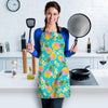 Hawaiian Pineapple Print Women's Apron-grizzshop