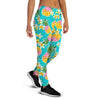 Hawaiian Pineapple Print Women's Joggers-grizzshop