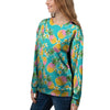 Hawaiian Pineapple Print Women's Sweatshirt-grizzshop