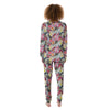 Hawaiian Pink Hibiscus Print Pattern Women's Pajamas-grizzshop