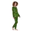 Hawaiian Summer Leaves Print Pattern Women's Pajamas-grizzshop