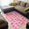 Hawaiian Tropical Flamingo Floral Pattern Print Floor Mat-grizzshop