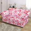 Hawaiian Tropical Flamingo Floral Pattern Print Loveseat Cover-grizzshop