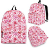 Hawaiian Tropical Flamingo Floral Pattern Print Premium Backpack-grizzshop