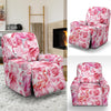 Hawaiian Tropical Flamingo Floral Pattern Print Recliner Cover-grizzshop