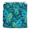 Load image into Gallery viewer, Hawaiian Tropical Palm Leaves Pattern Print Duvet Cover Bedding Set-grizzshop