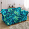 Hawaiian Tropical Palm Leaves Pattern Print Loveseat Cover-grizzshop