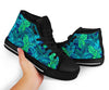 Hawaiian Tropical Palm Leaves Pattern Print Men Women's High Top Shoes-grizzshop