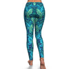 Hawaiian Tropical Palm Leaves Pattern Print Pattern Women Leggings-grizzshop