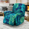 Hawaiian Tropical Palm Leaves Pattern Print Recliner Cover-grizzshop