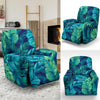 Hawaiian Tropical Palm Leaves Pattern Print Recliner Cover-grizzshop