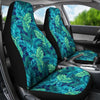 Hawaiian Tropical Palm Leaves Pattern Print Universal Fit Car Seat Cover-grizzshop