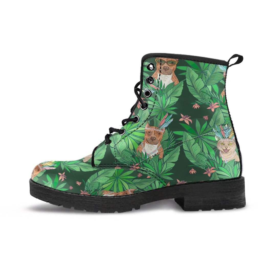 Hawaiian Tropical Pitbull Men's Boots-grizzshop