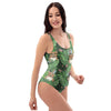 Hawaiian Tropical Pitbull One Piece Swimsuite-grizzshop