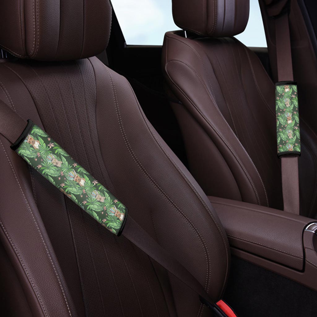 Hawaiian Tropical Pitbull Seat Belt Cover-grizzshop