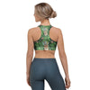 Hawaiian Tropical Pitbull Sports Bra-grizzshop