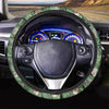 Hawaiian Tropical Pitbull Steering Wheel Cover-grizzshop