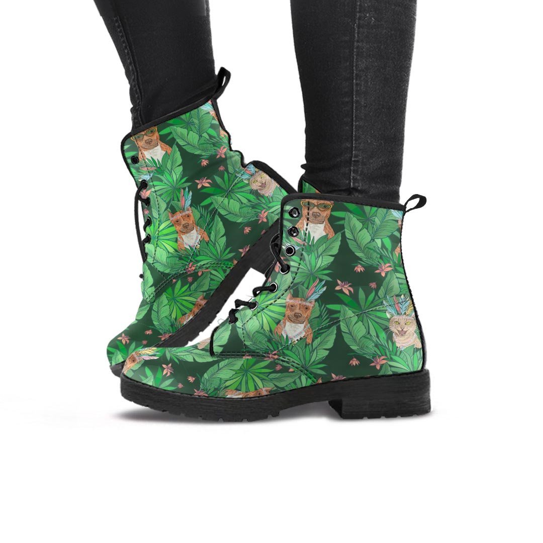 Hawaiian Tropical Pitbull Women's Boots-grizzshop