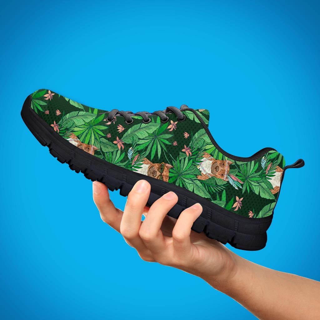 Hawaiian Tropical Pitbull Women's Sneakers-grizzshop