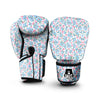 Heart And Flower Valentine's Day Print Pattern Boxing Gloves-grizzshop