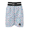 Heart And Flower Valentine's Day Print Pattern Boxing Shorts-grizzshop