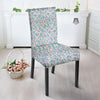 Heart And Flower Valentine's Day Print Pattern Dining Chair Slipcover-grizzshop