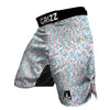 Heart And Flower Valentine's Day Print Pattern MMA Shorts-grizzshop