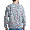 Heart And Flower Valentine's Day Print Pattern Men's Sweatshirt-grizzshop