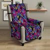 Heart Graffiti Print Pattern Armchair Protector-grizzshop