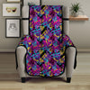 Heart Graffiti Print Pattern Armchair Protector-grizzshop