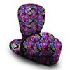 Heart Graffiti Print Pattern Boxing Gloves-grizzshop