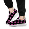 Heart Lights Print Pattern White Athletic Shoes-grizzshop