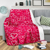 Heart Pattern Print Blanket-grizzshop